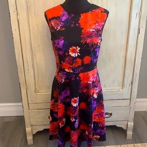 🌟$5   London Times floral swing dress